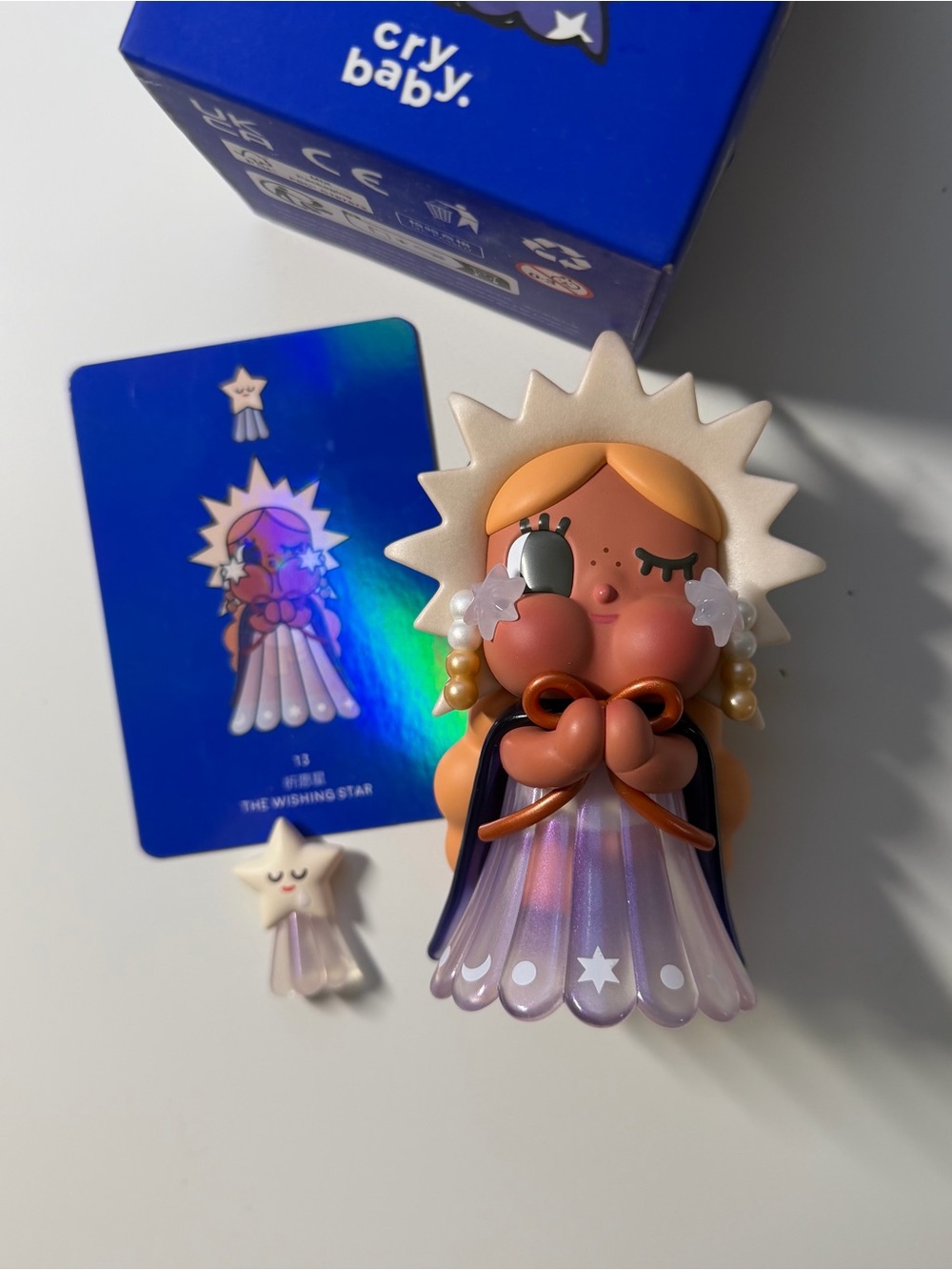Pop Mart Crybaby Crying To The Moon The Wishing Star Secret Blind Box Figurine